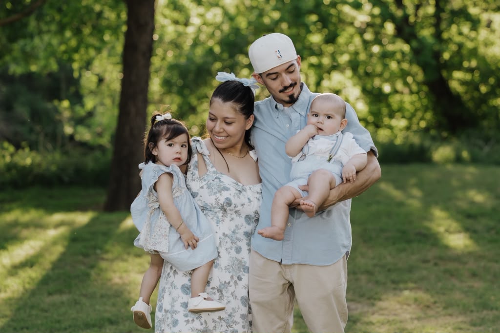 Julia and her family